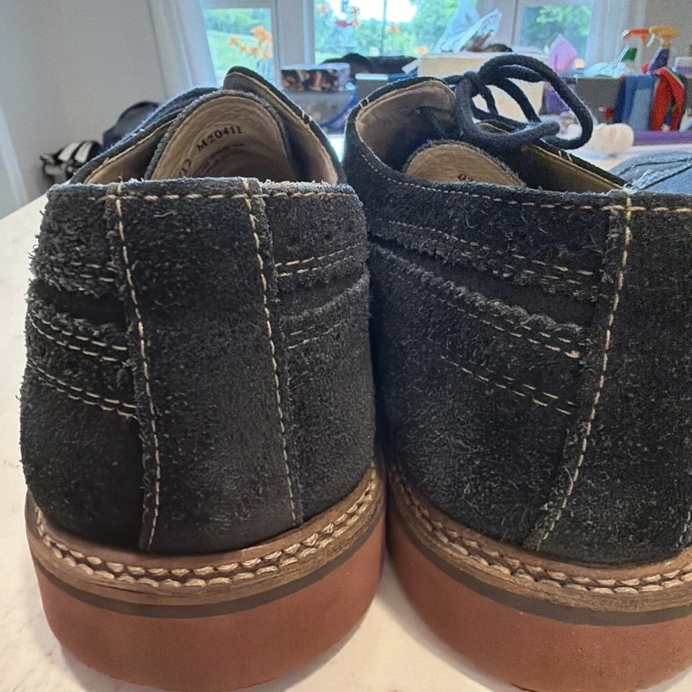 THREE PAIR 1901 Nordstrom Mens Suede Leather Oxford Wingtip Shoes Sz 10.5 NICE